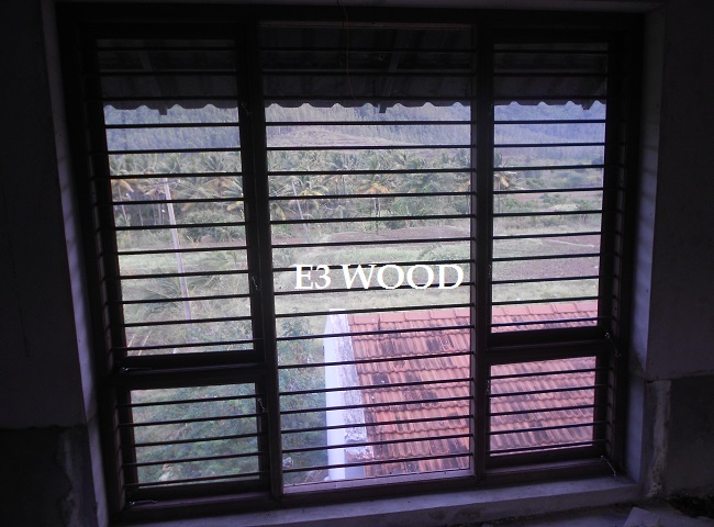 Wood polymer composite windows